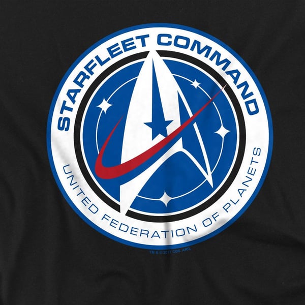 Star Trek: Discovery Unisex aikuisten Starfleet Command T-paita