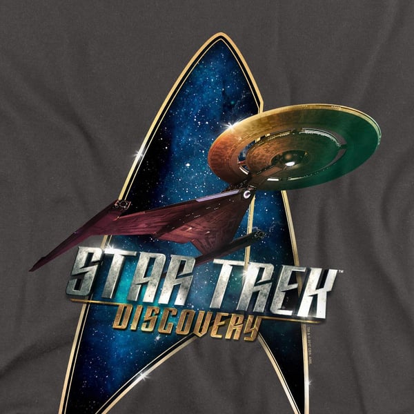 Star Trek: Discovery Unisex Adult Deco T-Shirt