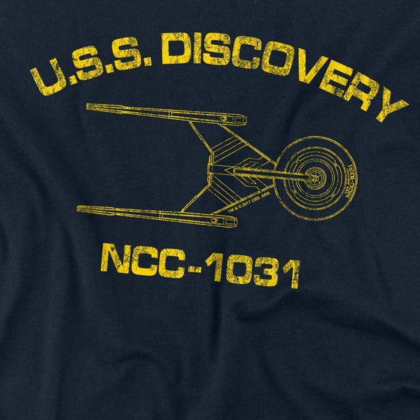 Star Trek: Discovery Unisex Adult Athletic T-Shirt