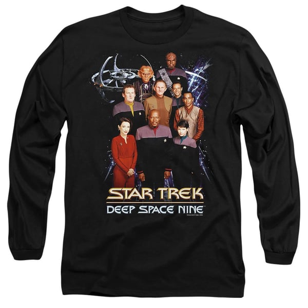 Star Trek Unisex Adult DS9 Crew T-Shirt