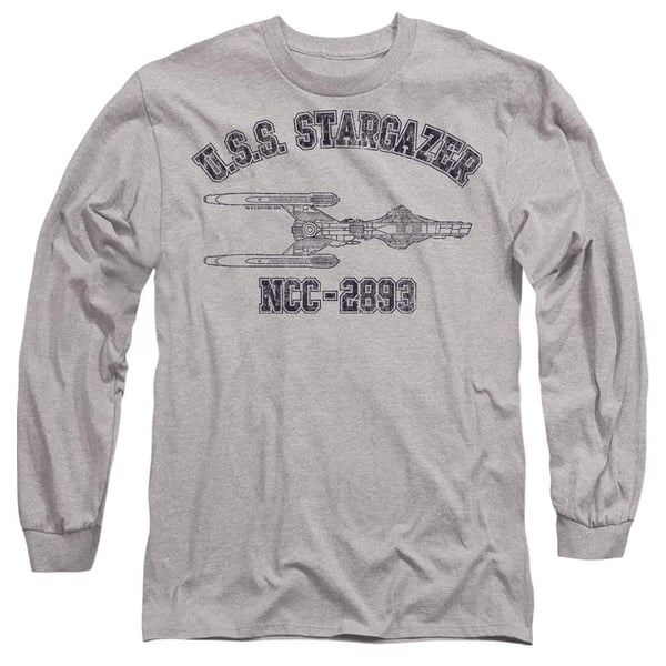 Star Trek Unisex Adult Stargazer Athletic T-Shirt