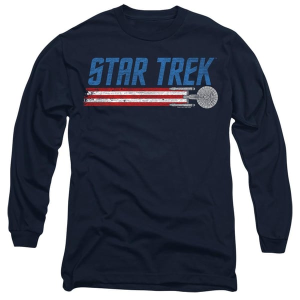 Star Trek Unisex Adult Enterprise Americana T-Shirt