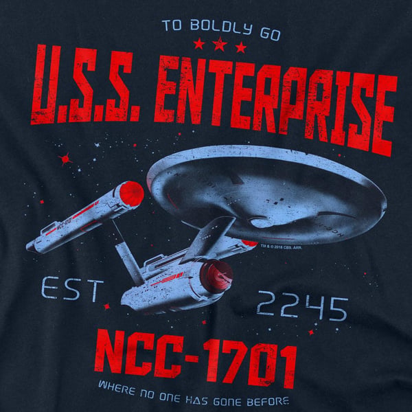 Star Trek Unisex Adult Stardate 2245 T-Shirt