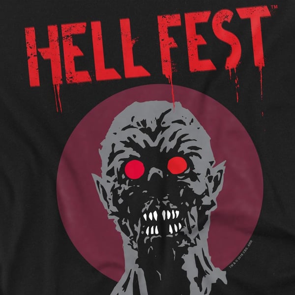 Hell Fest Unisex Adult Logo T-Shirt