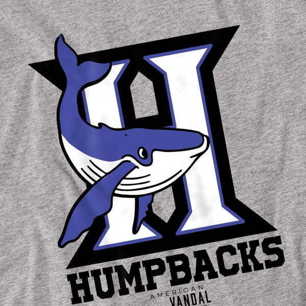 American Vandal Unisex Adult Humpbacks T-Shirt