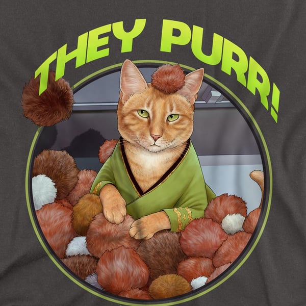 Star Trek Unisex Adult The Purr T-Shirt