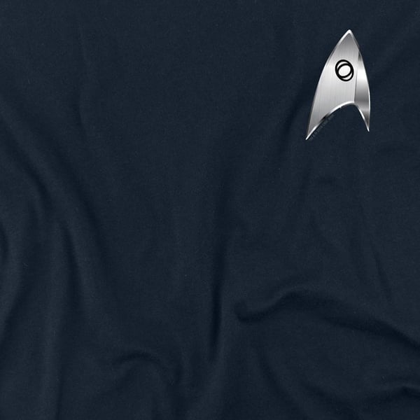 Star Trek: Discovery Unisex Adult Sciences Badge T-Shirt