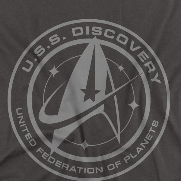 Star Trek: Discovery Unisex Adult Discovery Crest T-Shirt