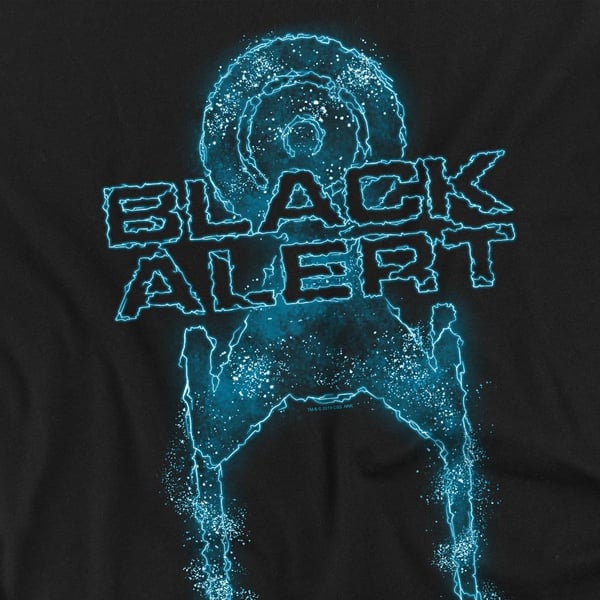 Star Trek: Discovery Unisex Adult Black Alert T-Shirt