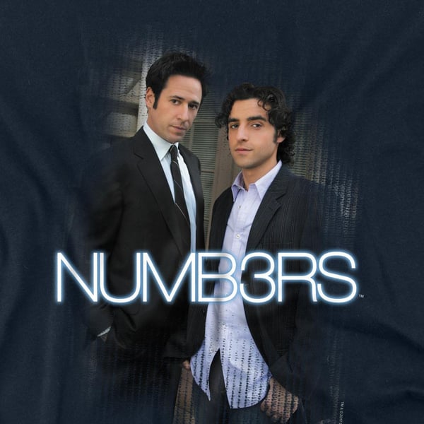 Numb3rs Unisex Adult Don & Charlie T-Shirt