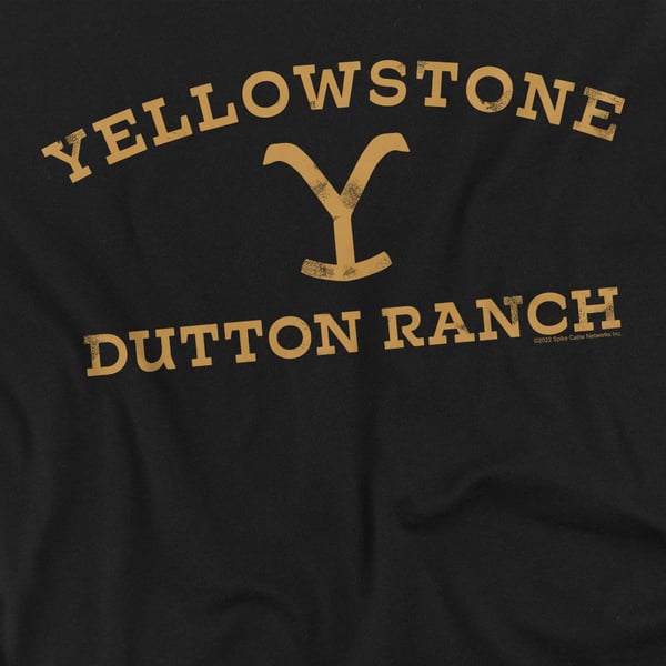 Yellowstone Unisex Adult Arched Logo T-Shirt
