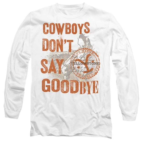 Yellowstone Unisex Adult Cowboys Don´t Say Goodbye T-Shirt