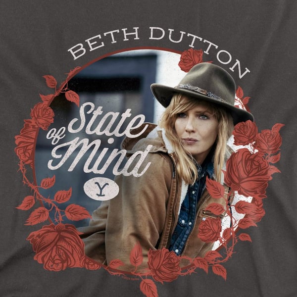 Yellowstone Unisex Adult State Beth Dutton T-Shirt