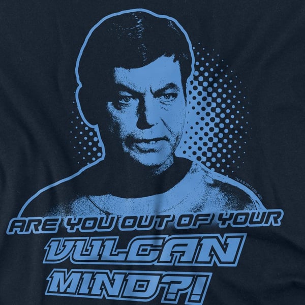 Star Trek Unisex Adult Vulcan Mind T-Shirt