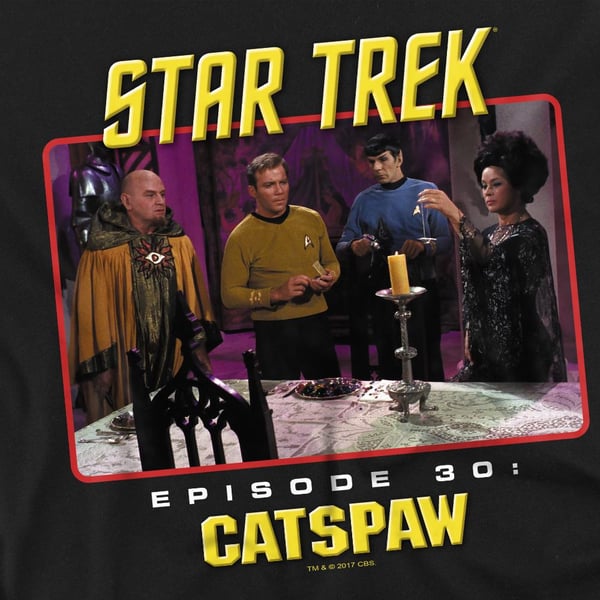 Star Trek Unisex Adult Cat´s Paw T-Shirt