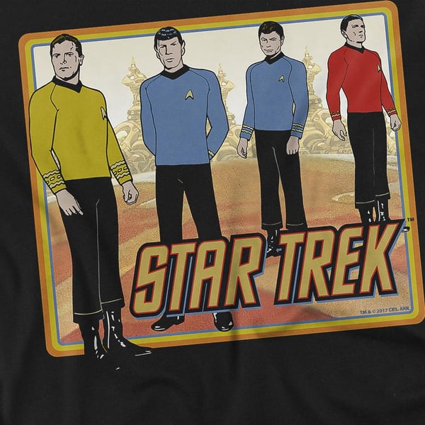 Star Trek Unisex Adult Classic T-Shirt