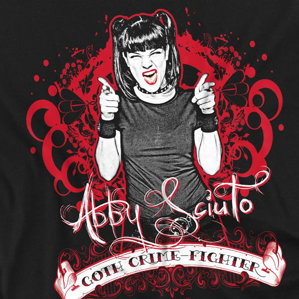NCIS Unisex Adult Goth Crime Fighter T-Shirt