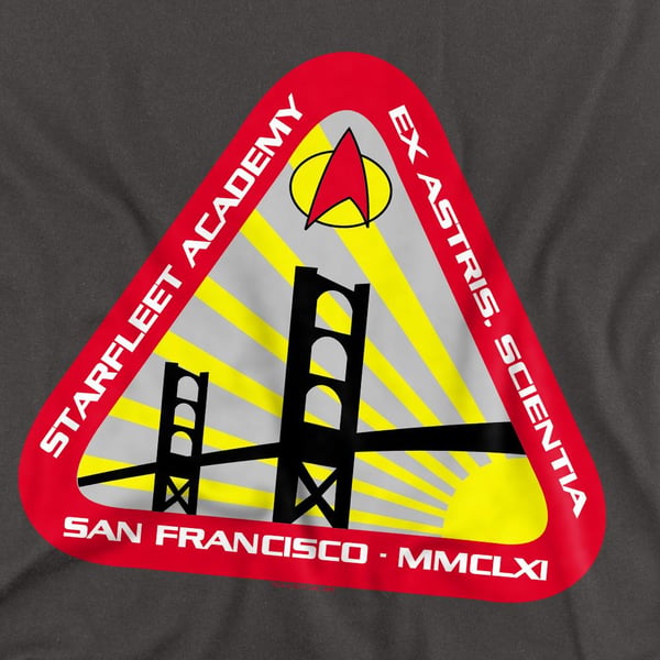 Star Trek Unisex Adult Starfleet Academy T-Shirt