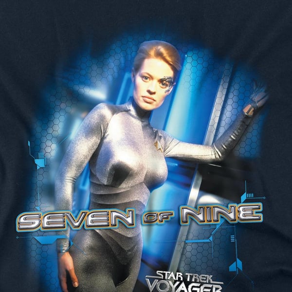 Star Trek Unisex Adult Seven of Nine T-Shirt