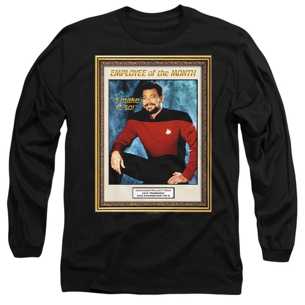 Star Trek Unisex T-shirt med månedens medarbejder for voksne