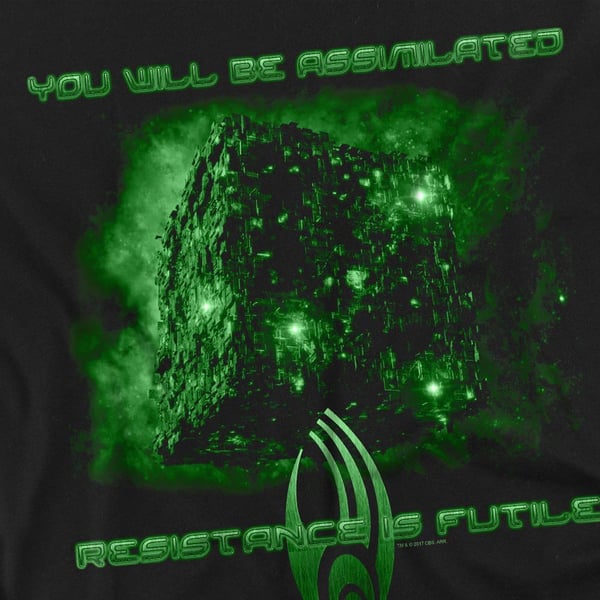 Star Trek Unisex Adult Assimilate T-Shirt