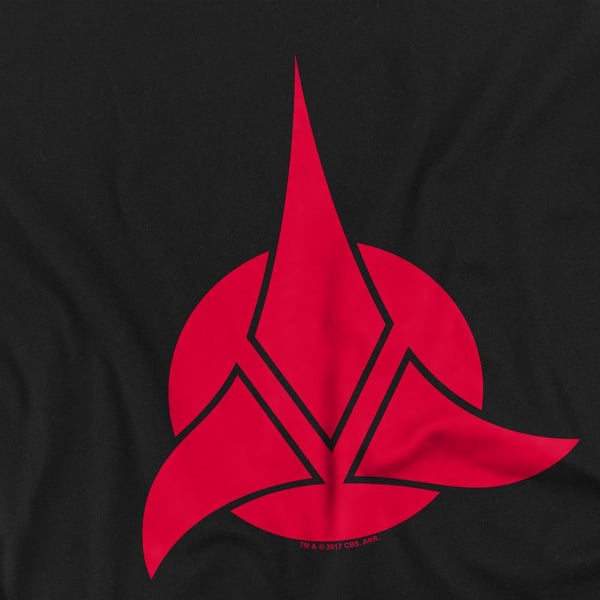 Star Trek Unisex Adult Klingon Logo T-Shirt