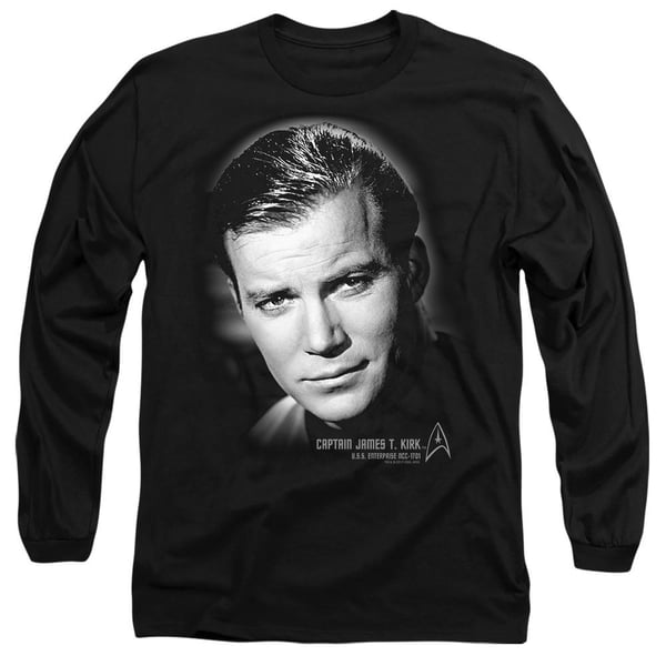 Star Trek Unisex Adult Captain Kirk Portrait T-Shirt