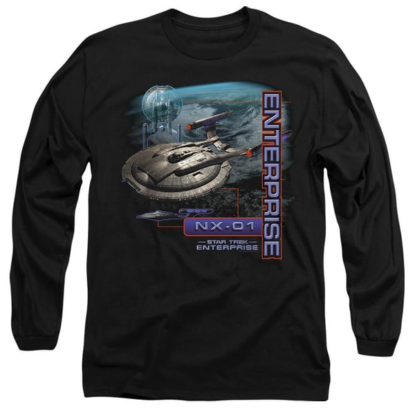 Star Trek Unisex Aikuisten Enterprise NX 01 T-paita