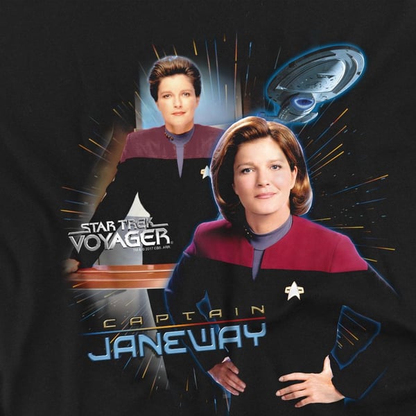 Star Trek Unisex aikuisten Janeway T-paita
