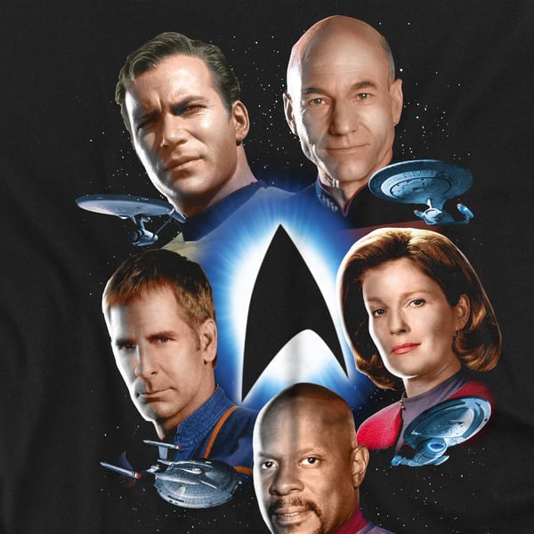 Star Trek Unisex Adult Starfleet´s Finest T-Shirt