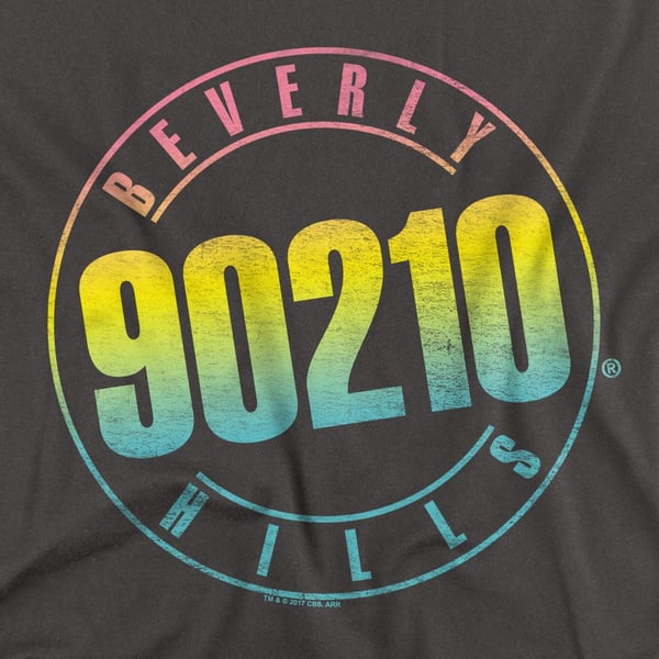 90210 Unisex Adult Colour Blend Logo T-Shirt