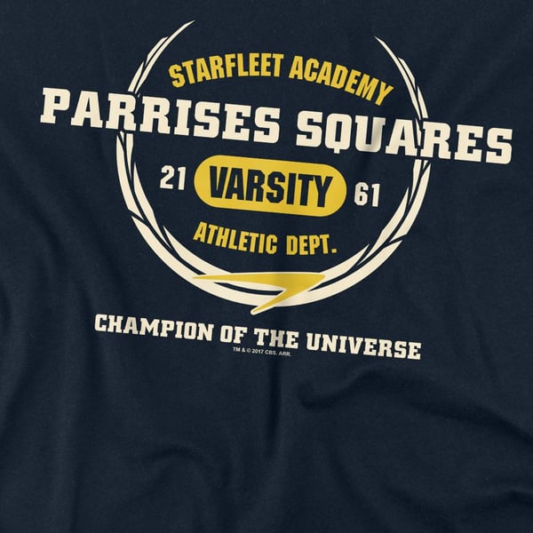 Star Trek Unisex Adult Parrises Squares T-Shirt