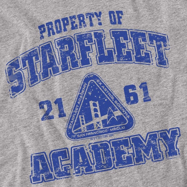 Star Trek Unisex Adult Old School T-Shirt
