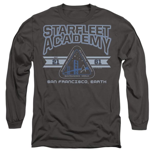 Star Trek Unisex Adult Starfleet Academy Earth T-Shirt