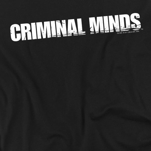 Criminal Minds Unisex Adult Logo T-Shirt