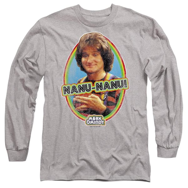 Mork And Mindy Unisex Adult Nanu Nanu T-Shirt
