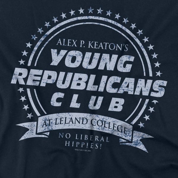 Family Ties Unisex Adult Young Republicans Club T-Shirt