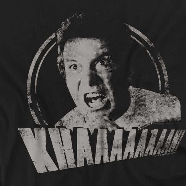 Star Trek Unisex Adult Khan Distressed T-Shirt