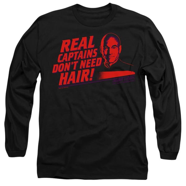 Star Trek Unisex Adult Real Captain T-Shirt