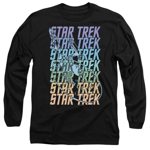 Star Trek Unisex Adult Enterprise Multi Logo T-Shirt