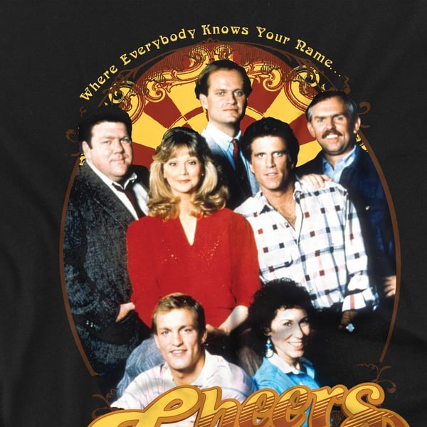 Cheers Unisex Adult Group Shot T-Shirt