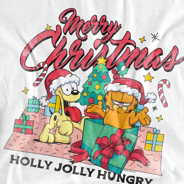 Garfield Unisex Adult Merry Christmas T-Shirt
