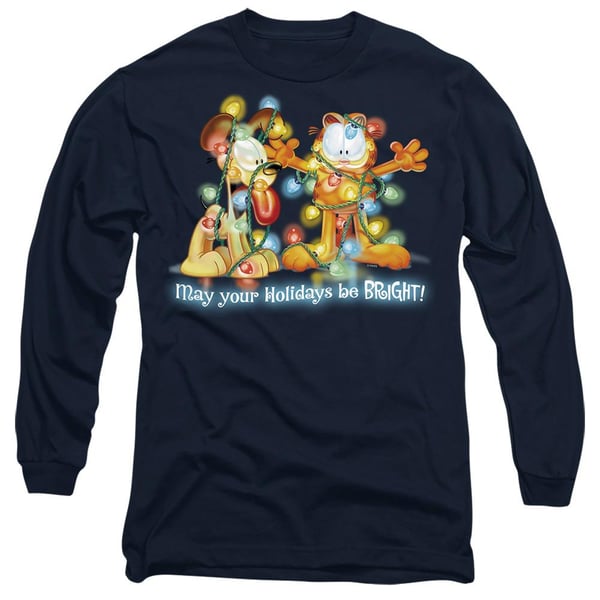 Garfield Unisex Adult Bright Holidays T-Shirt