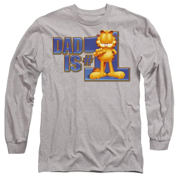 Garfield Unisex Aikuisten Isä On Numero Yksi T-paita