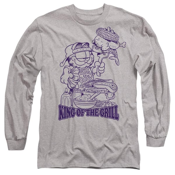 Garfield Unisex Adult King Of The Grill T-Shirt