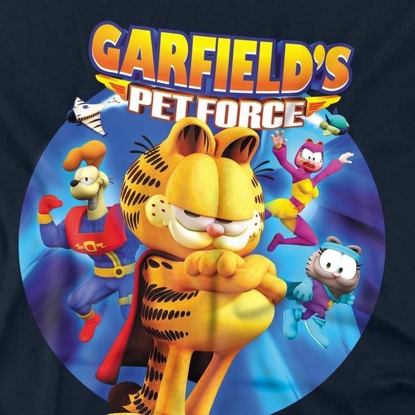 Garfield Unisex Adult DVD Art T-Shirt