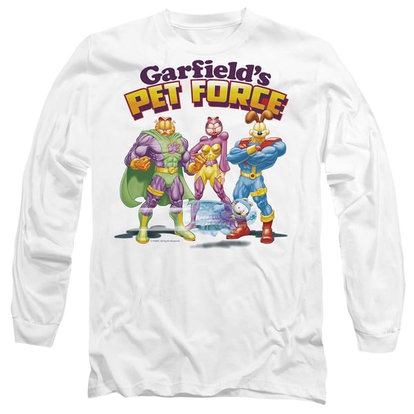 Garfield Unisex Adult Heroes Await T-Shirt