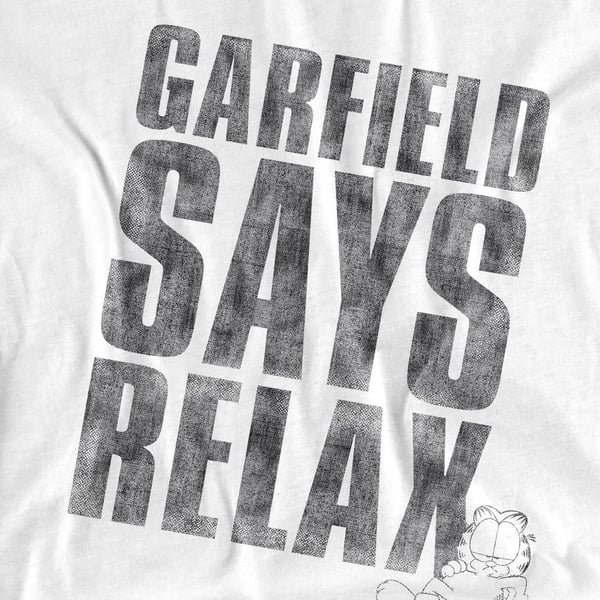 Garfield Unisex Adult Relax T-Shirt