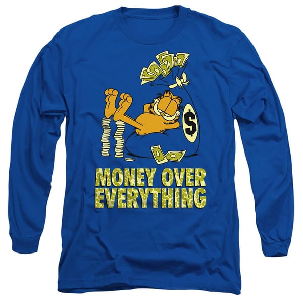 Garfield Unisex Adult Money Is Everything T-Shirt