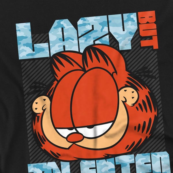 Garfield Unisex Adult Lazy But Talented T-Shirt